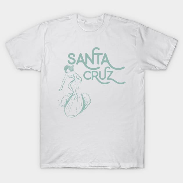 Santa Cruz Surfer T-Shirt by howdysparrow